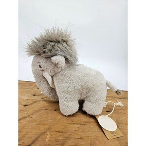 New Albetta Boucle Wooly Mammoth  Fur Toy Plush Dinosaur Stuffed Animal 9 in